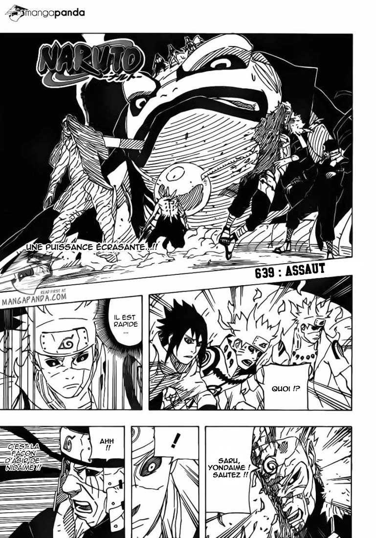 Lecture en ligne Naruto 639 page 2