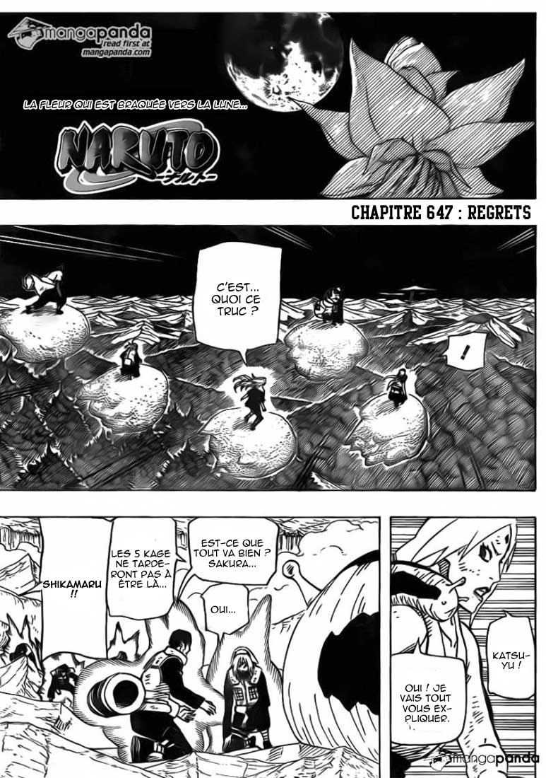 Lecture en ligne Naruto 647 page 2
