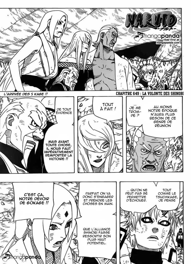 Lecture en ligne Naruto 649 page 2
