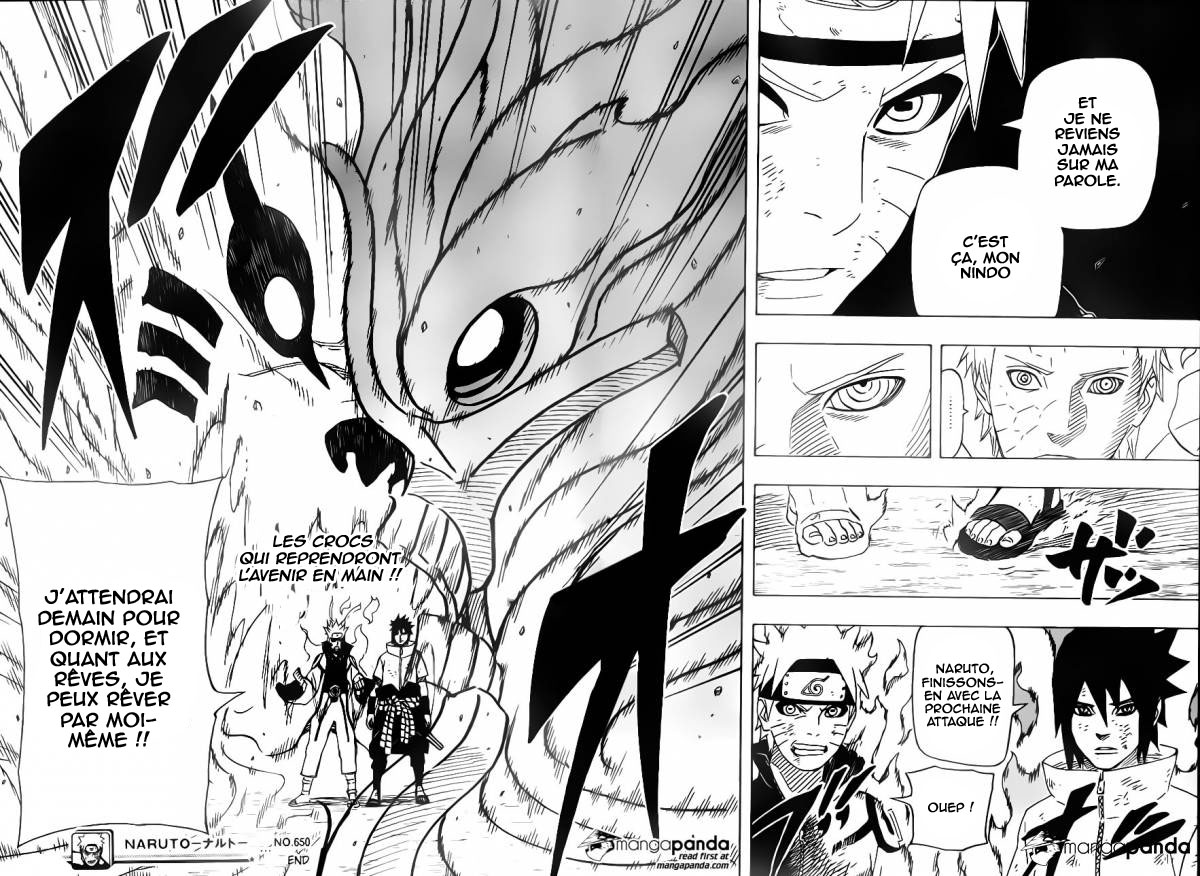 Lecture en ligne Naruto 650 page 17