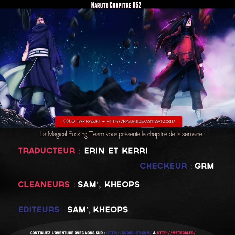 Lecture en ligne Naruto 652 page 1