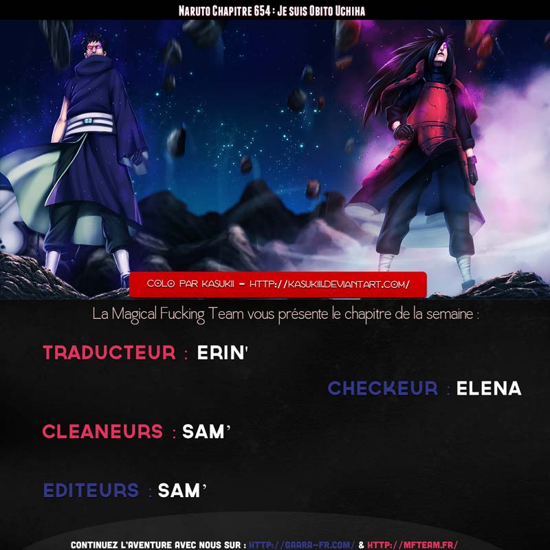 Lecture en ligne Naruto 654 page 1