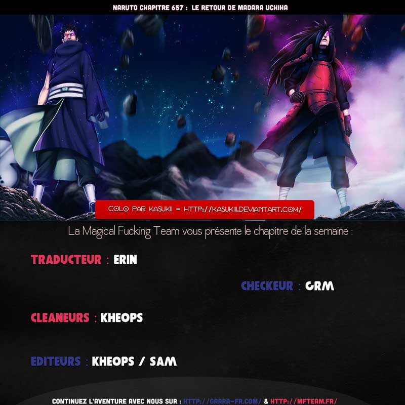 Lecture en ligne Naruto 657 page 1