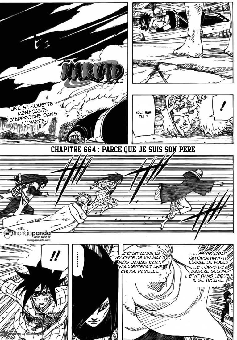 Lecture en ligne Naruto 664 page 2