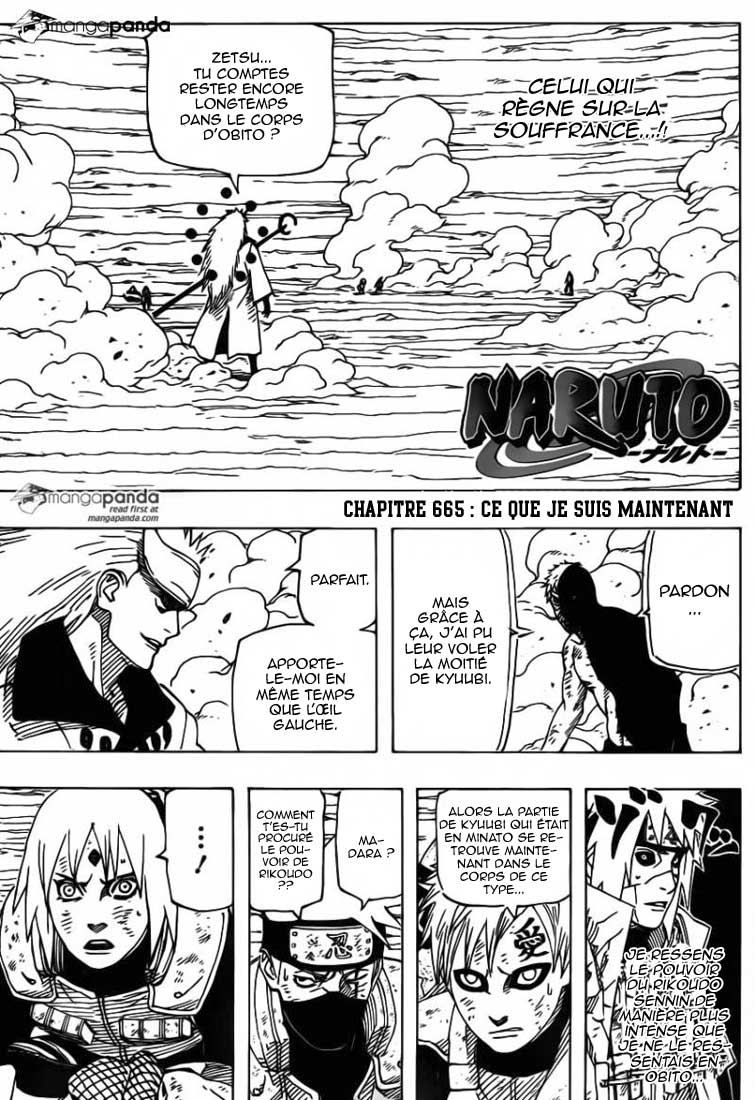 Lecture en ligne Naruto 665 page 2