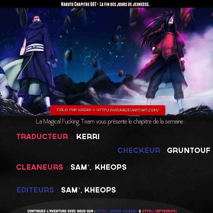 Lecture en ligne Naruto 667 page 1