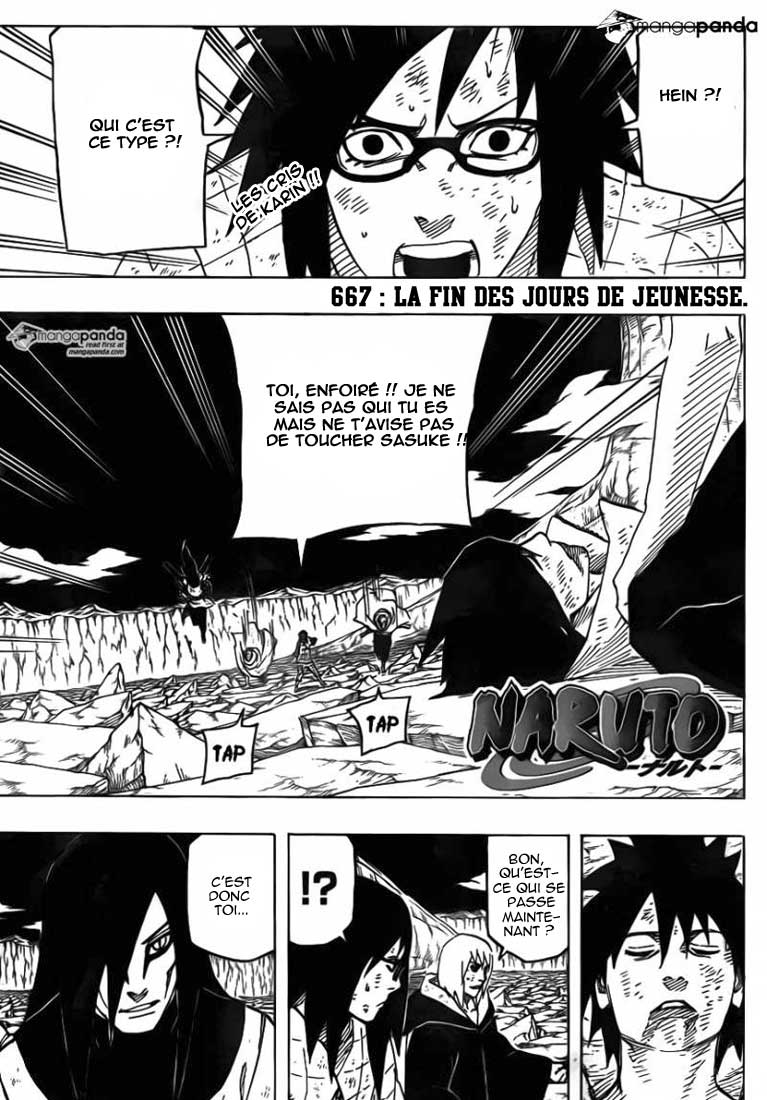 Lecture en ligne Naruto 667 page 2