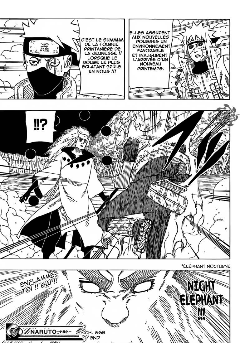 Lecture en ligne Naruto 668 page 17