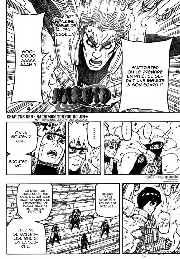 Lecture en ligne Naruto 669 page 7