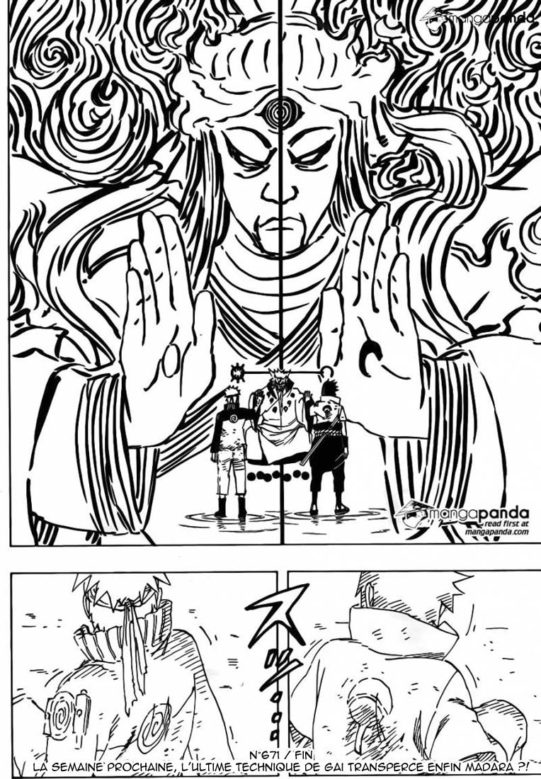 Lecture en ligne Naruto 671 page 17
