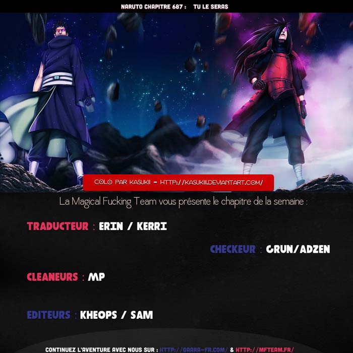 Lecture en ligne Naruto 687 page 1
