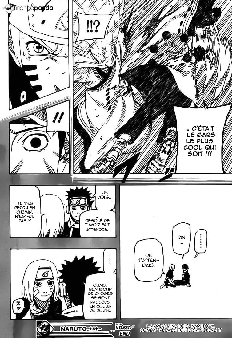 Lecture en ligne Naruto 687 page 17