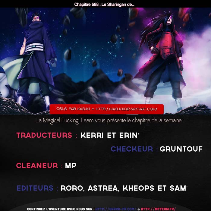 Lecture en ligne Naruto 688 page 1