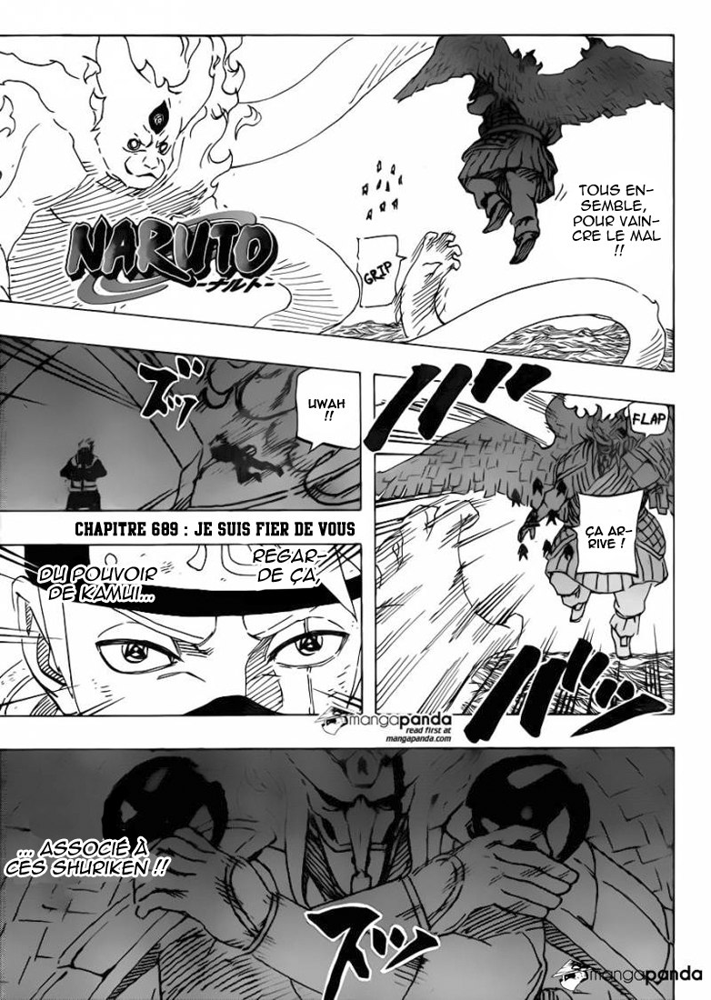 Lecture en ligne Naruto 689 page 2