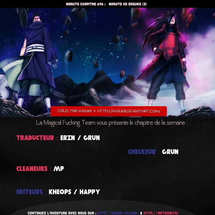 Lecture en ligne Naruto 696 page 1