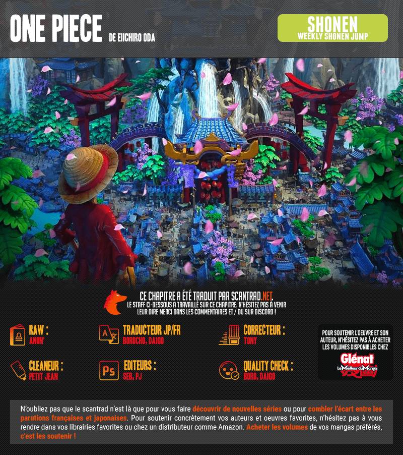 Lecture en ligne One Piece 1006 page 3