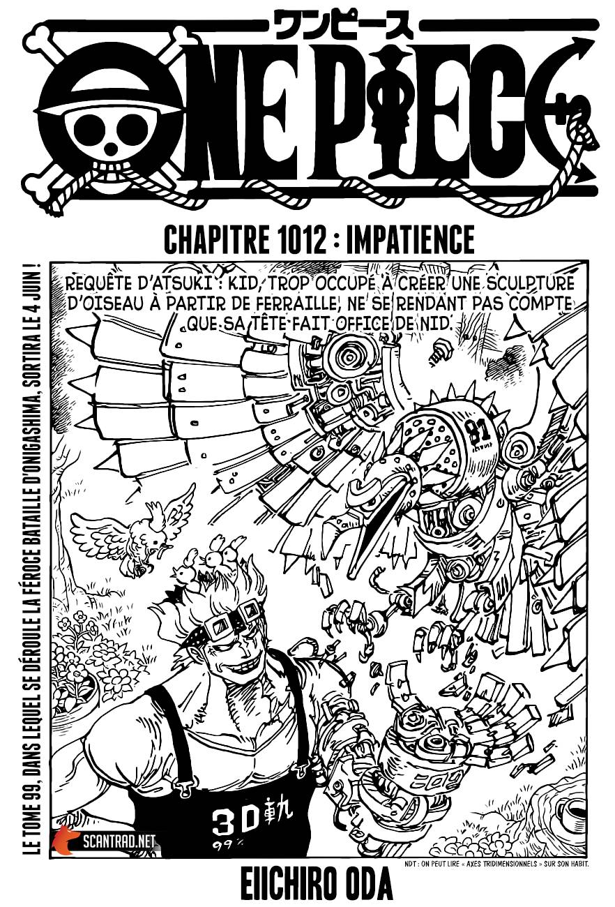 Lecture en ligne One Piece 1012 page 1