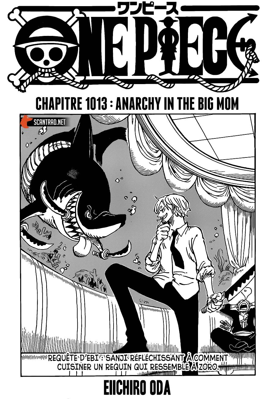 Lecture en ligne One Piece 1013 page 1