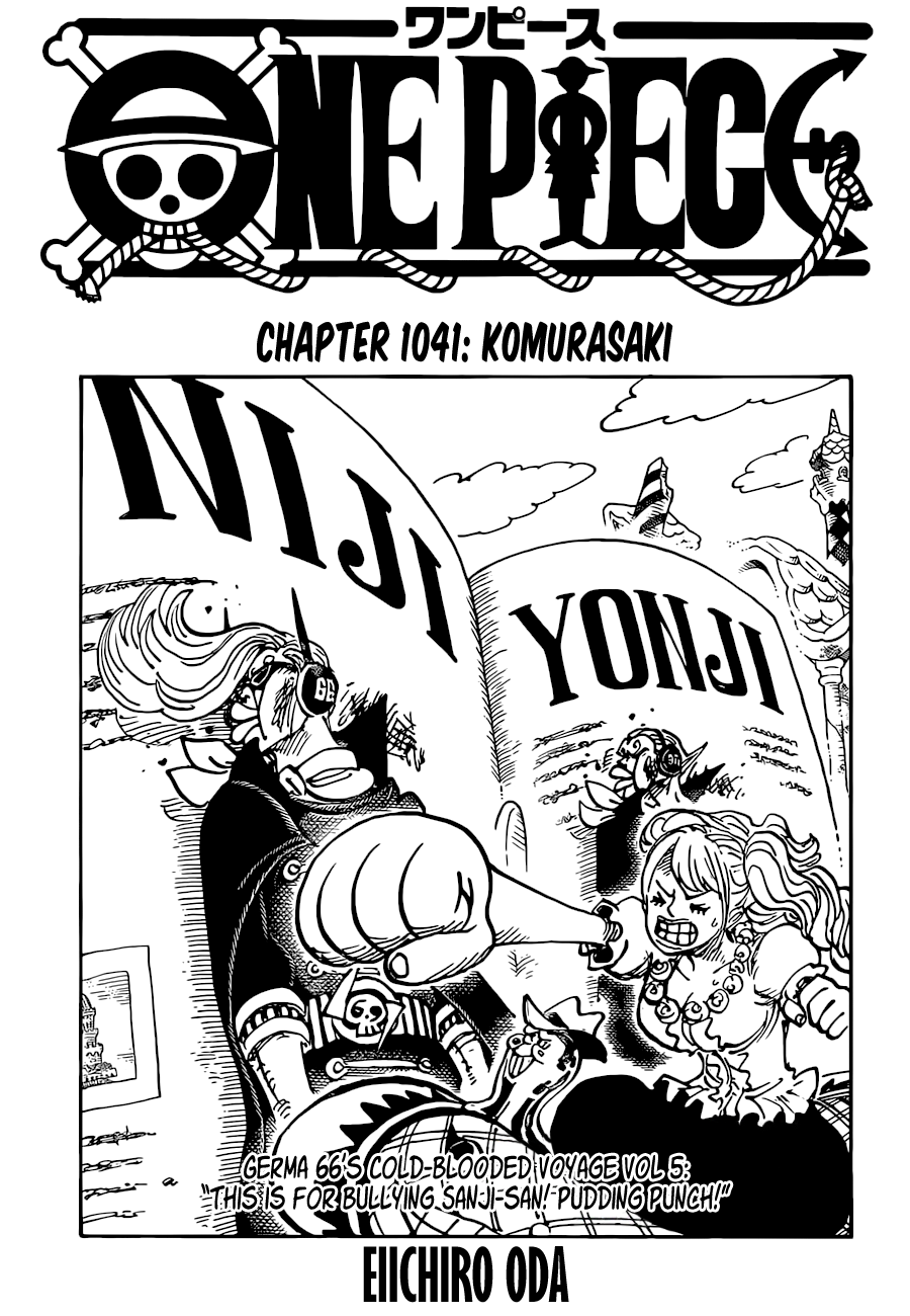 Lecture en ligne One Piece 1041 page 1