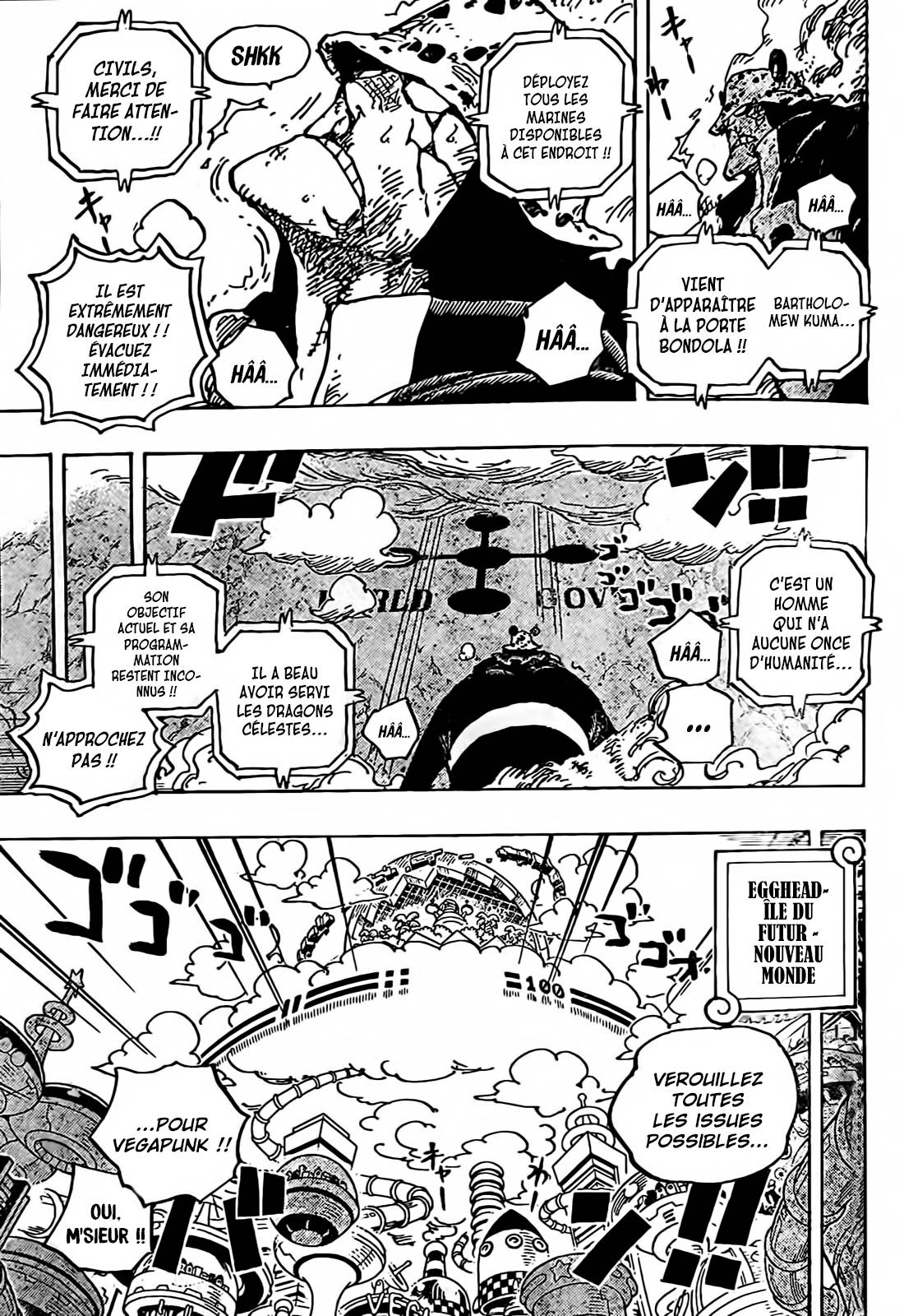 Lecture en ligne One Piece 1071 page 3