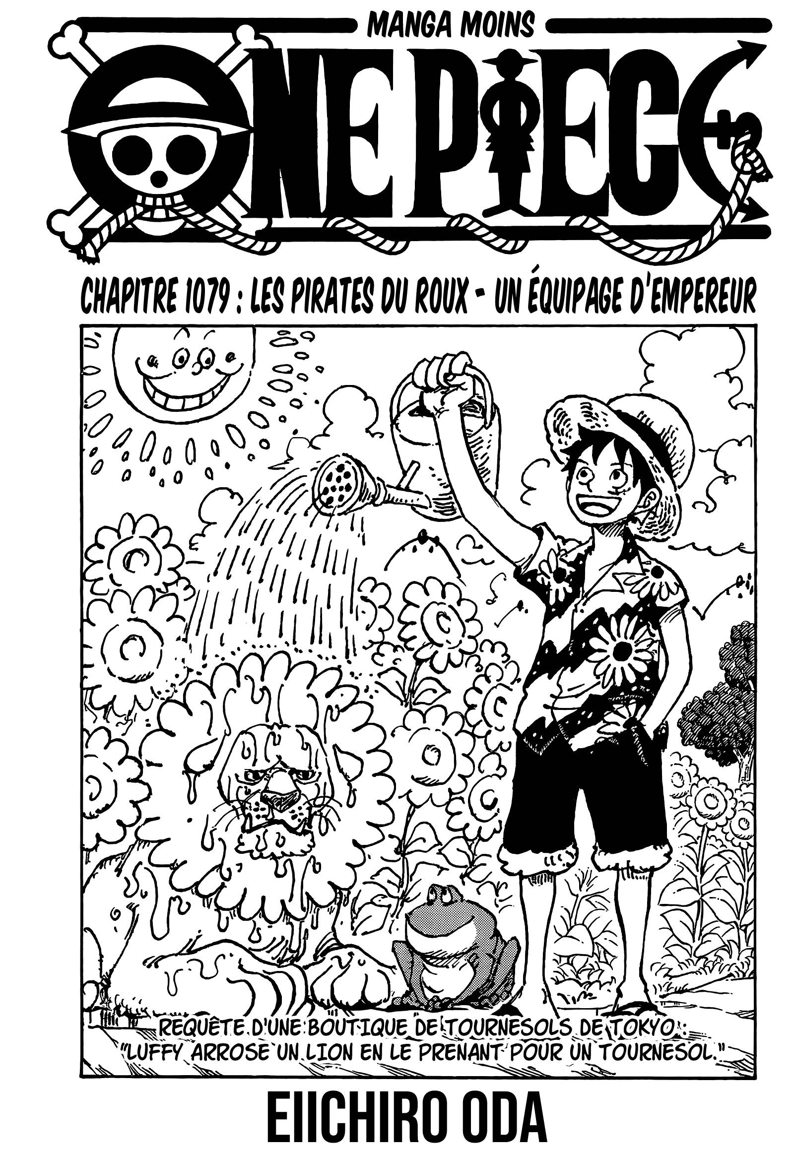 Lecture en ligne One Piece 1079 page 1