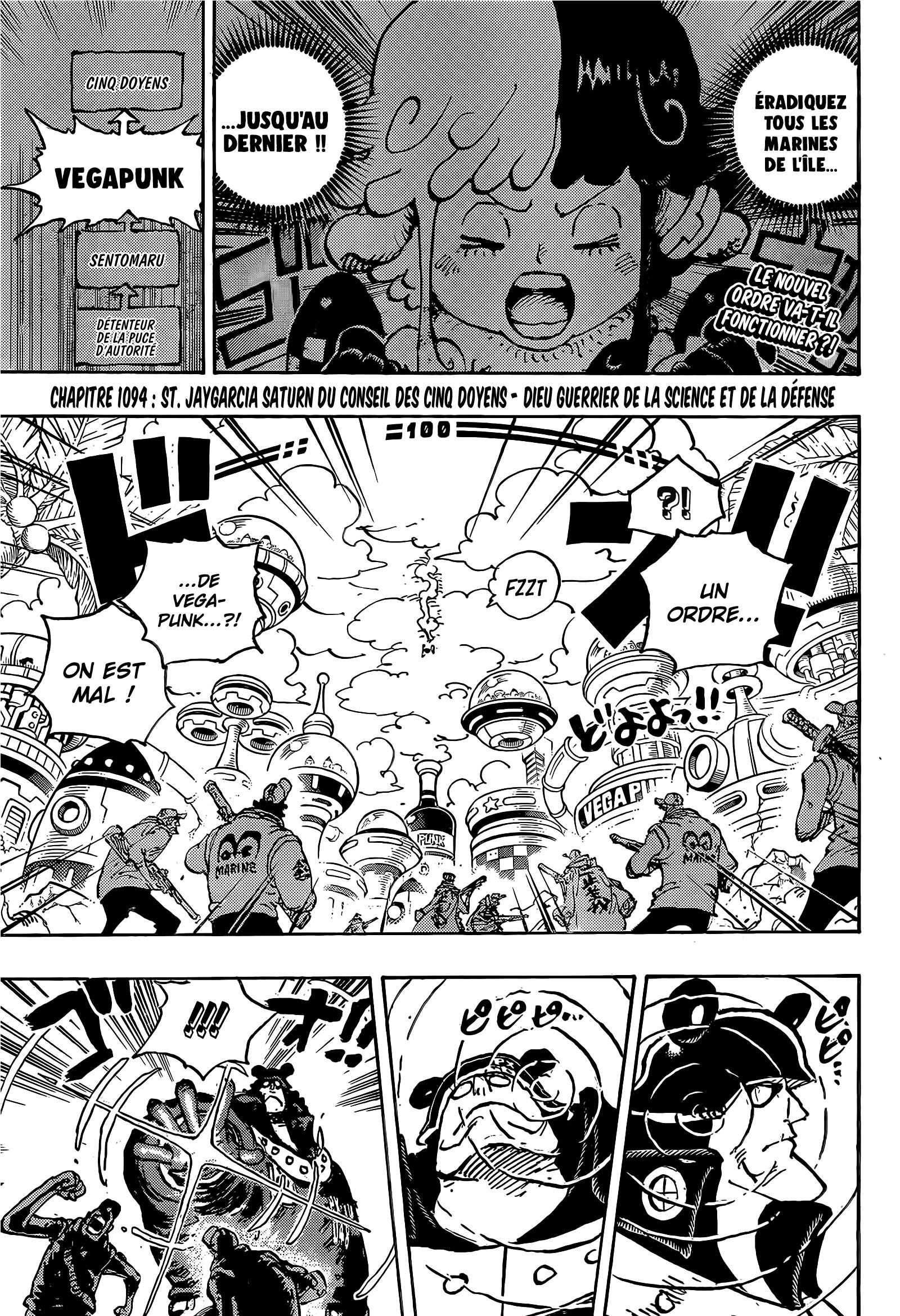 Lecture en ligne One Piece 1094 page 3