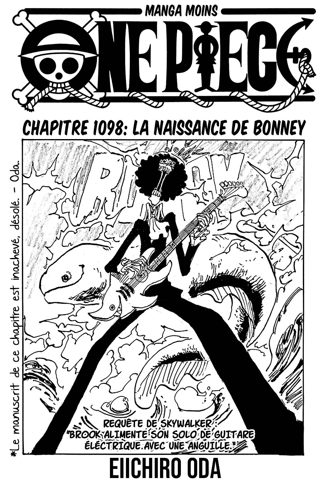 Lecture en ligne One Piece 1098 page 1