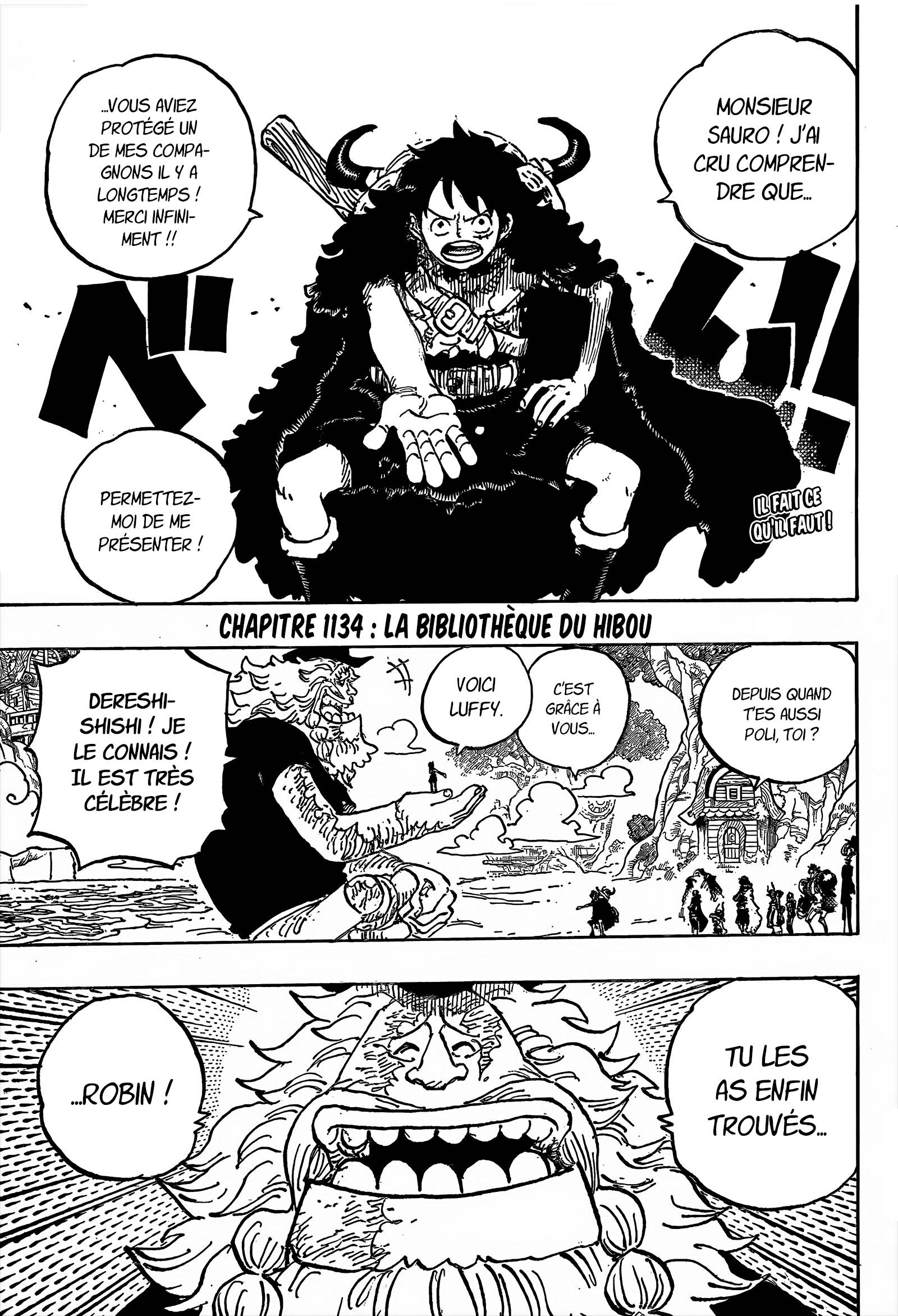 Lecture en ligne One Piece 1134 page 5