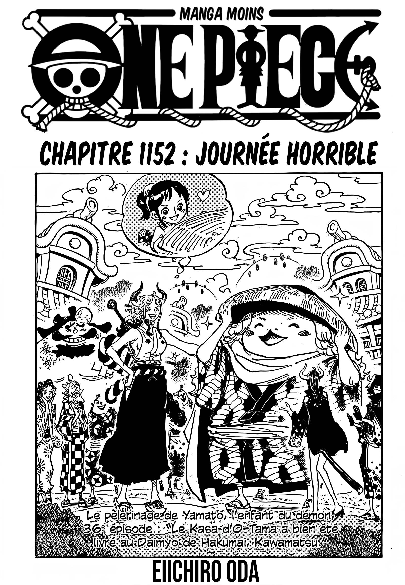 Lecture en ligne One Piece 1152 page 1