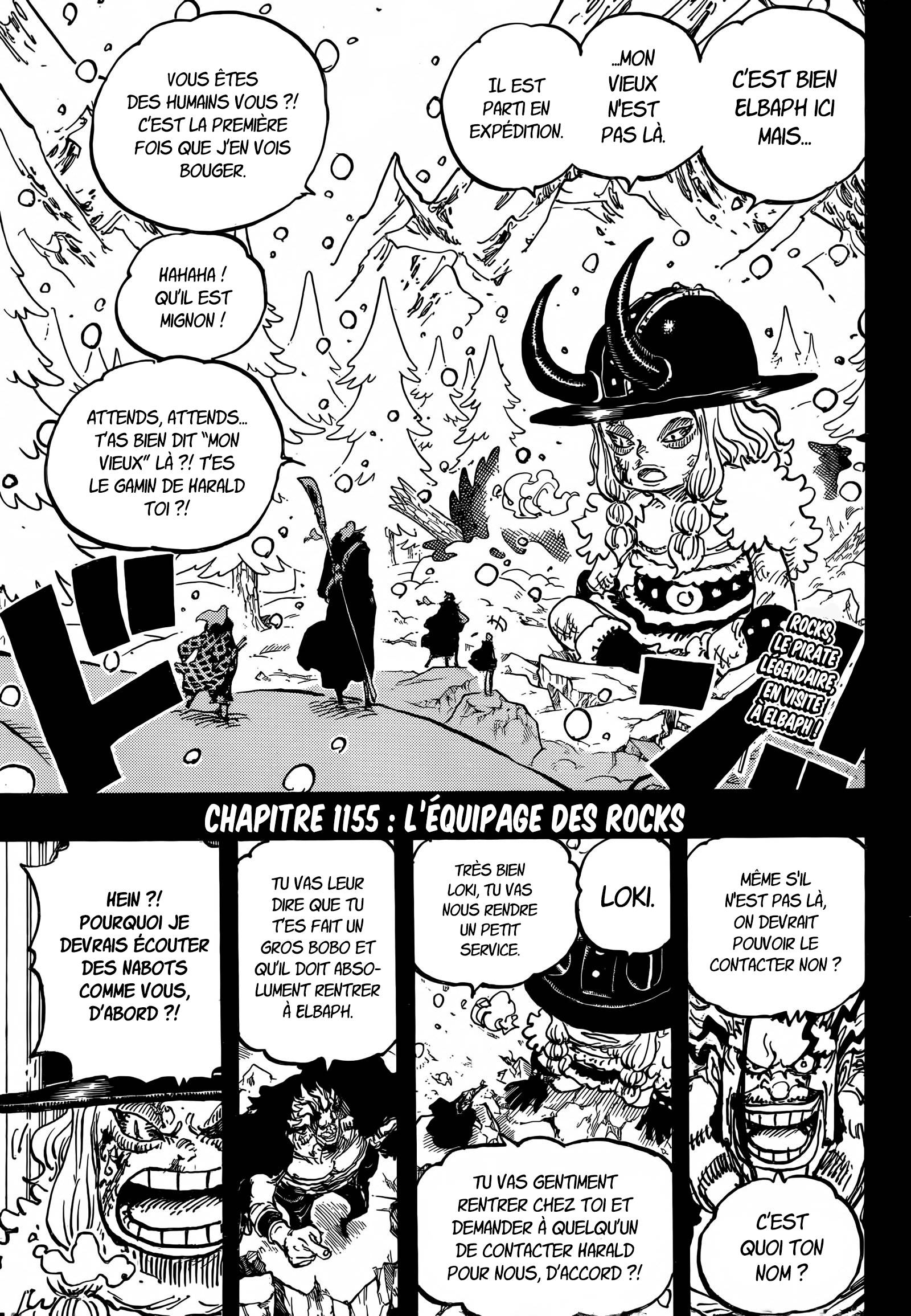 Lecture en ligne One Piece 1155 page 3