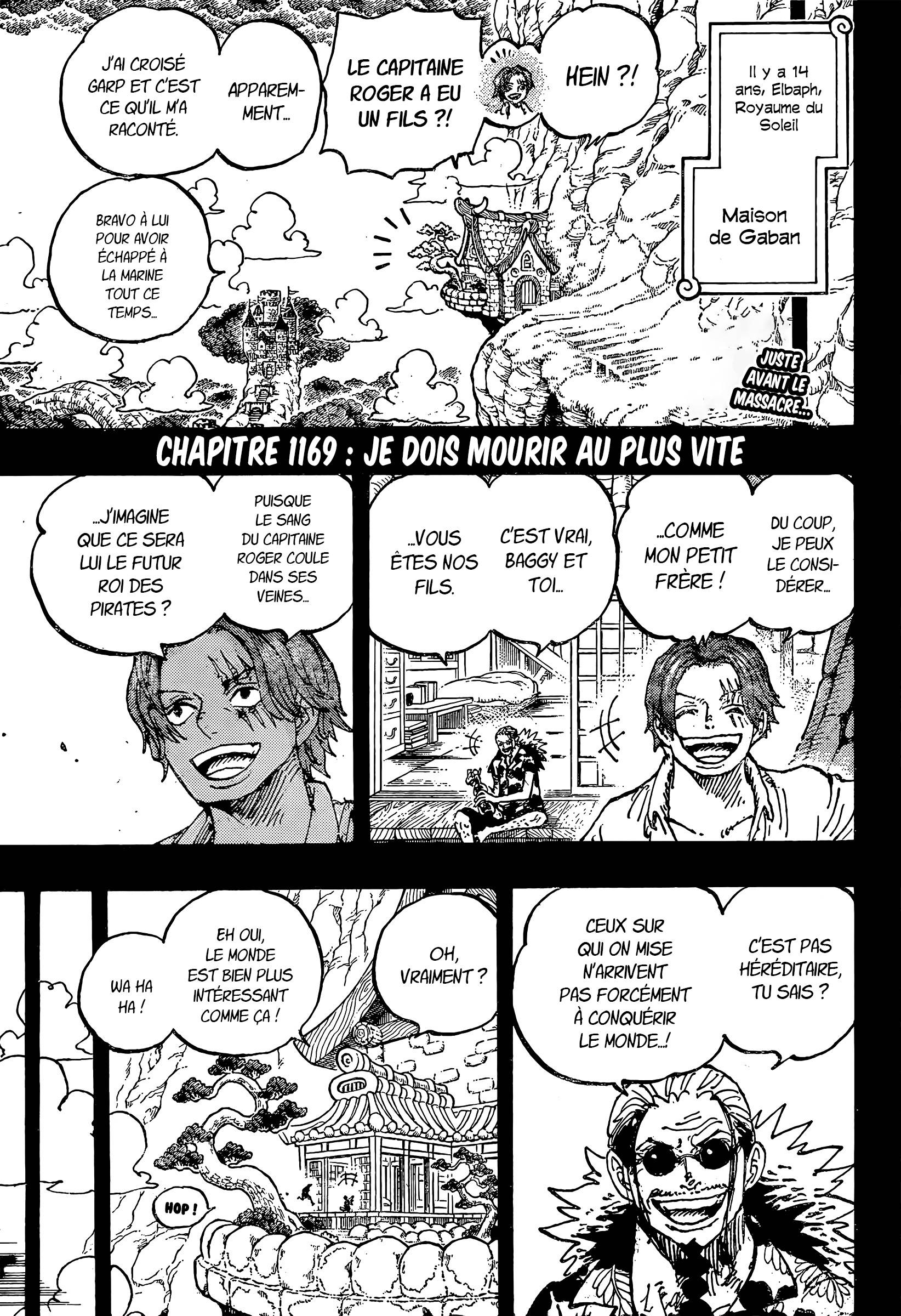 Lecture en ligne One Piece 1169 page 4