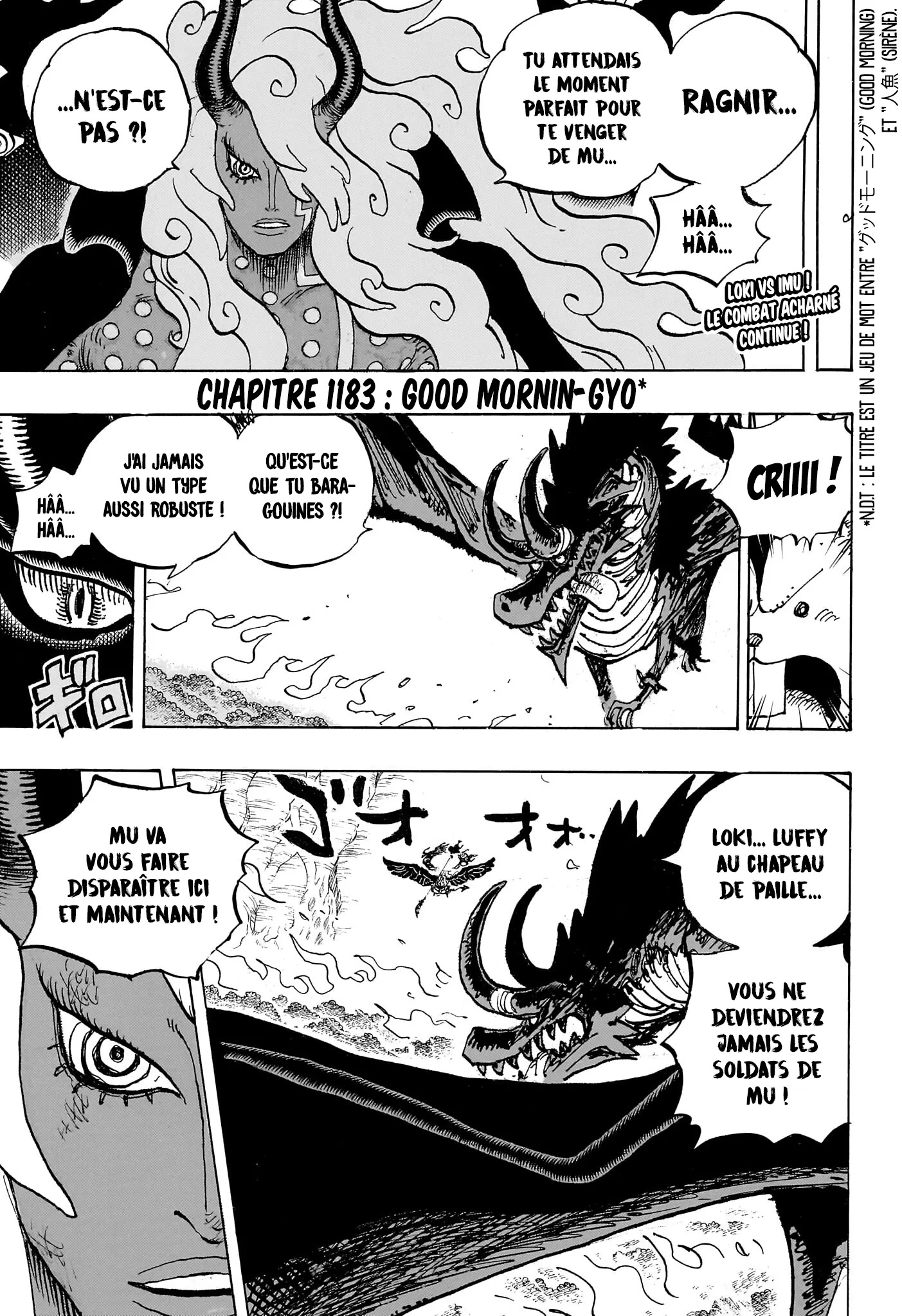 Lecture en ligne One Piece 1183 page 4