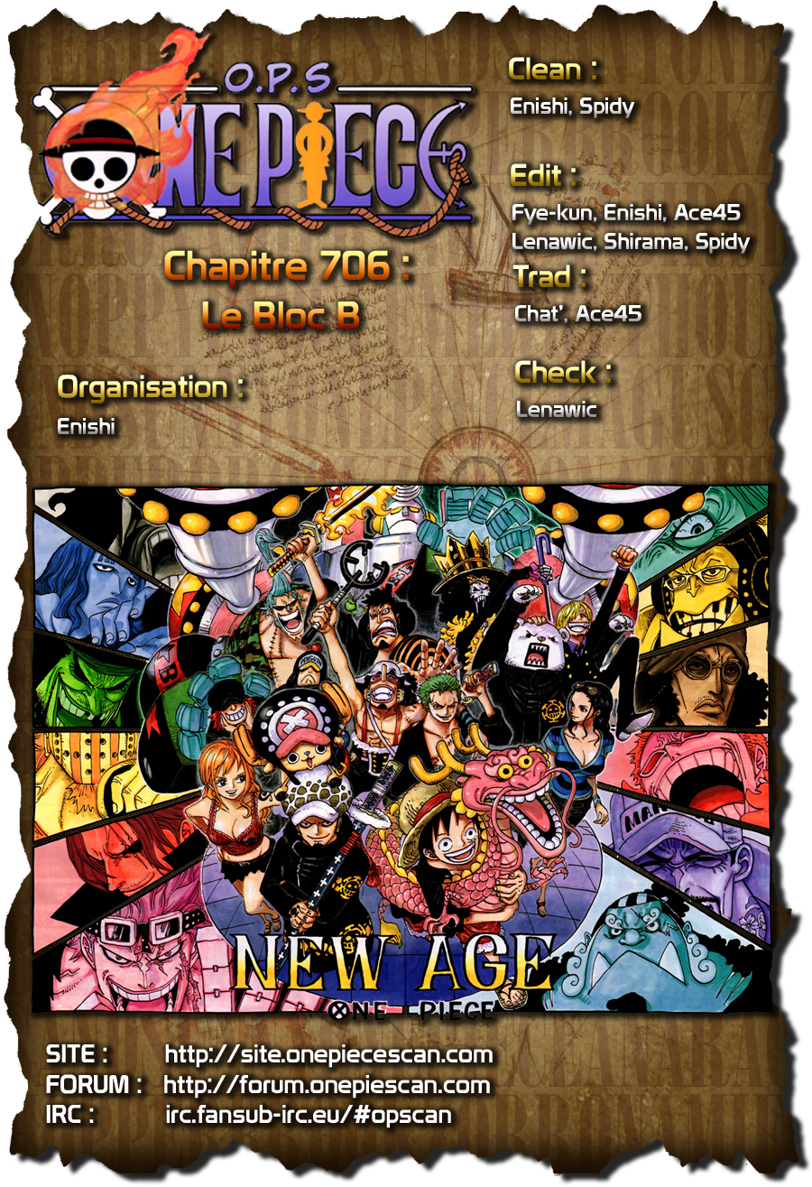 Lecture en ligne One Piece 707 page 1