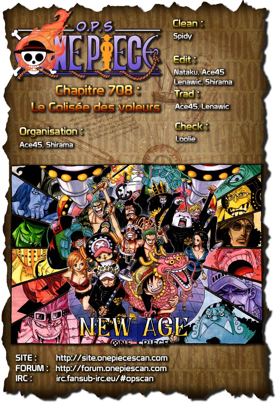 Lecture en ligne One Piece 708 page 1