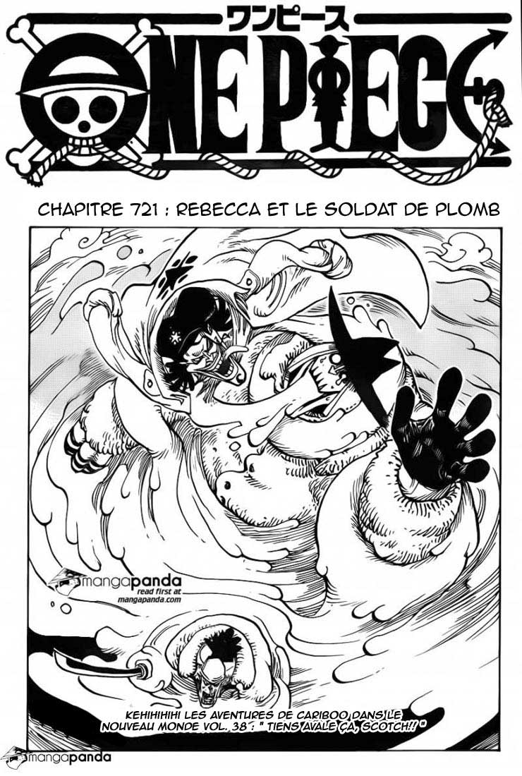Lecture en ligne One Piece 721 page 2