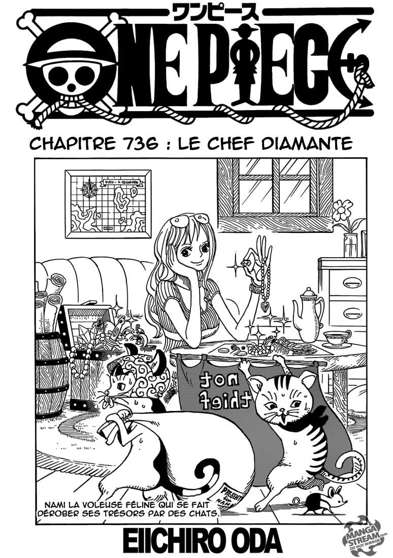 Lecture en ligne One Piece 736 page 2