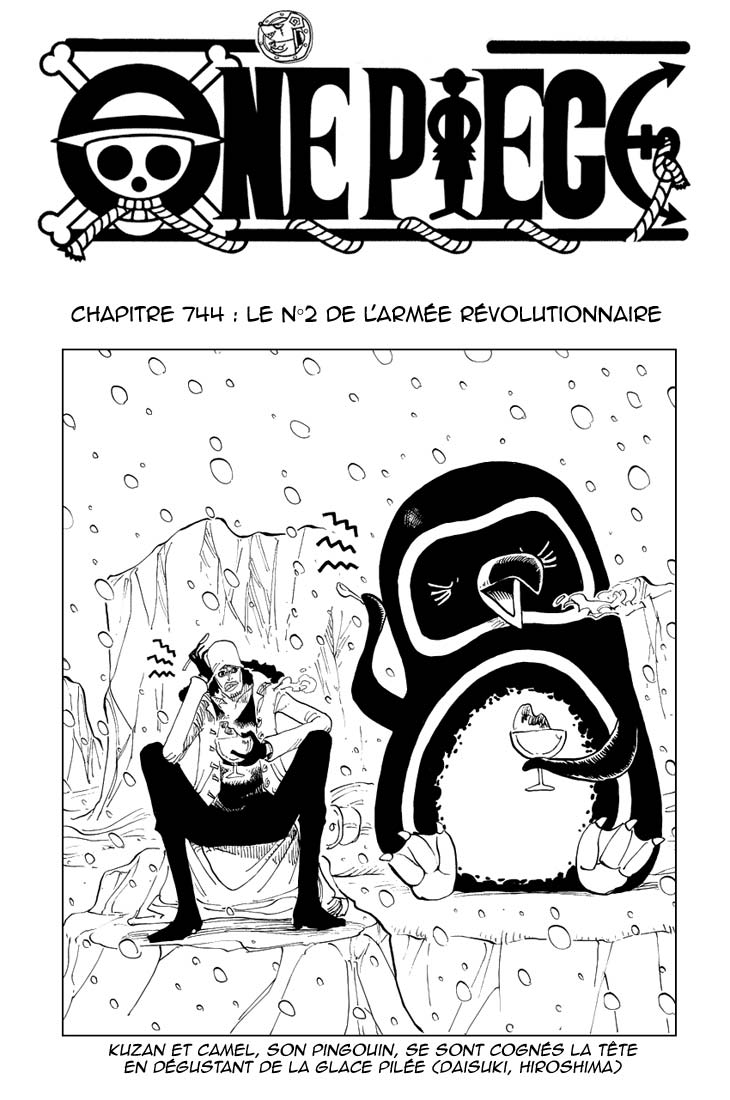 Lecture en ligne One Piece 744 page 2