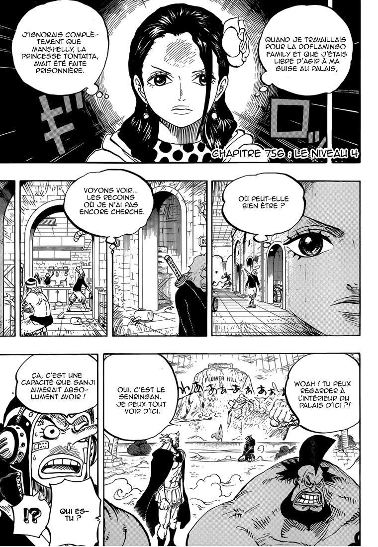 Lecture en ligne One Piece 756 page 3