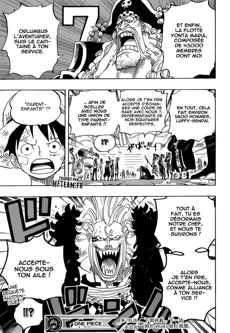 Lecture en ligne One Piece 799 page 15