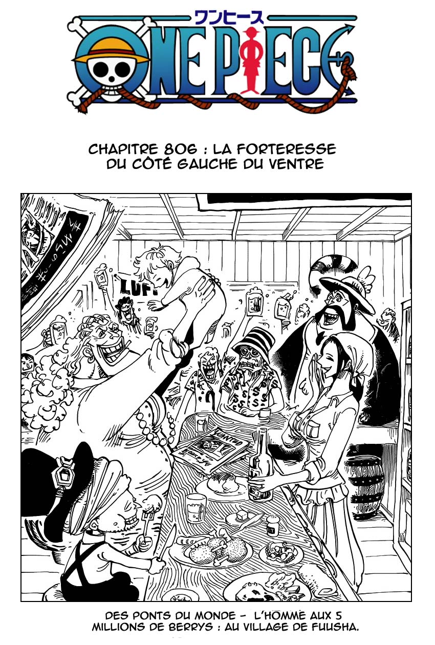 Lecture en ligne One Piece 806 page 2
