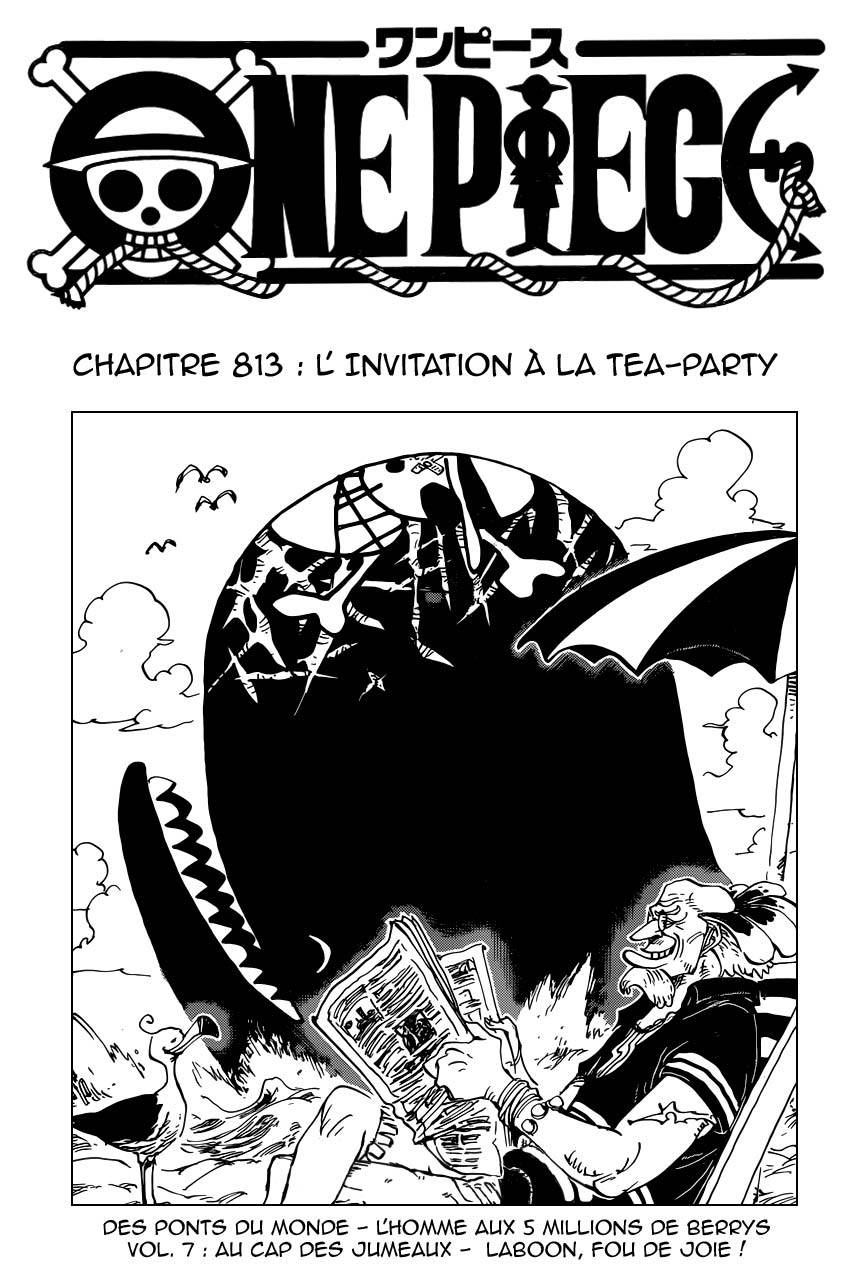 Lecture en ligne One Piece 813 page 2