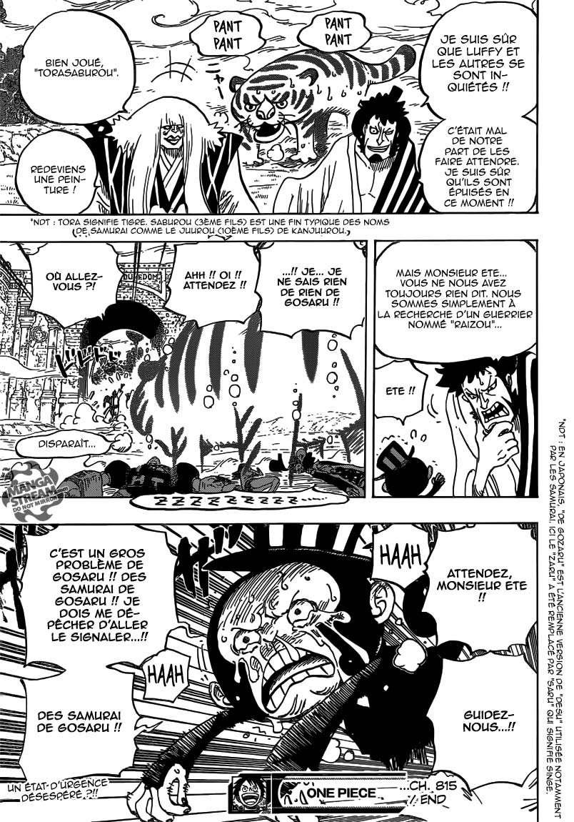 Lecture en ligne One Piece 815 page 18
