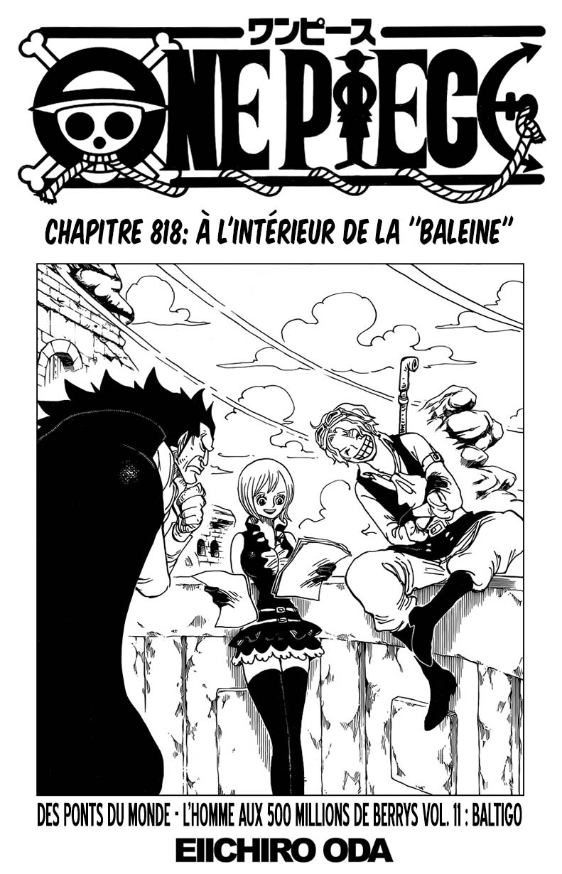 Lecture en ligne One Piece 818 page 2