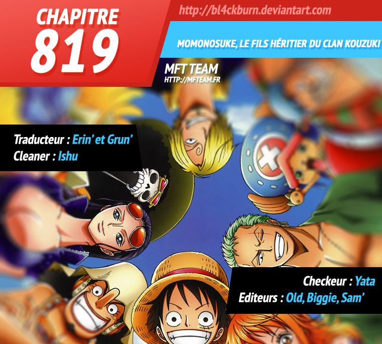 Lecture en ligne One Piece 819 page 1