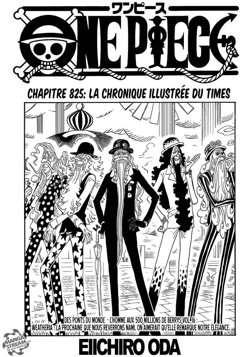 Lecture en ligne One Piece 825 page 2