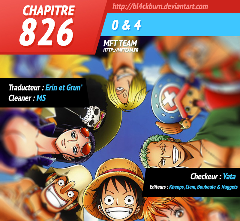 Lecture en ligne One Piece 826 page 1