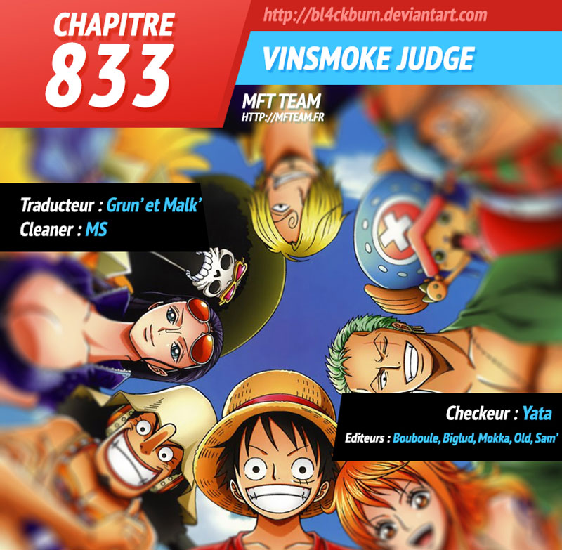 Lecture en ligne One Piece 833 page 1