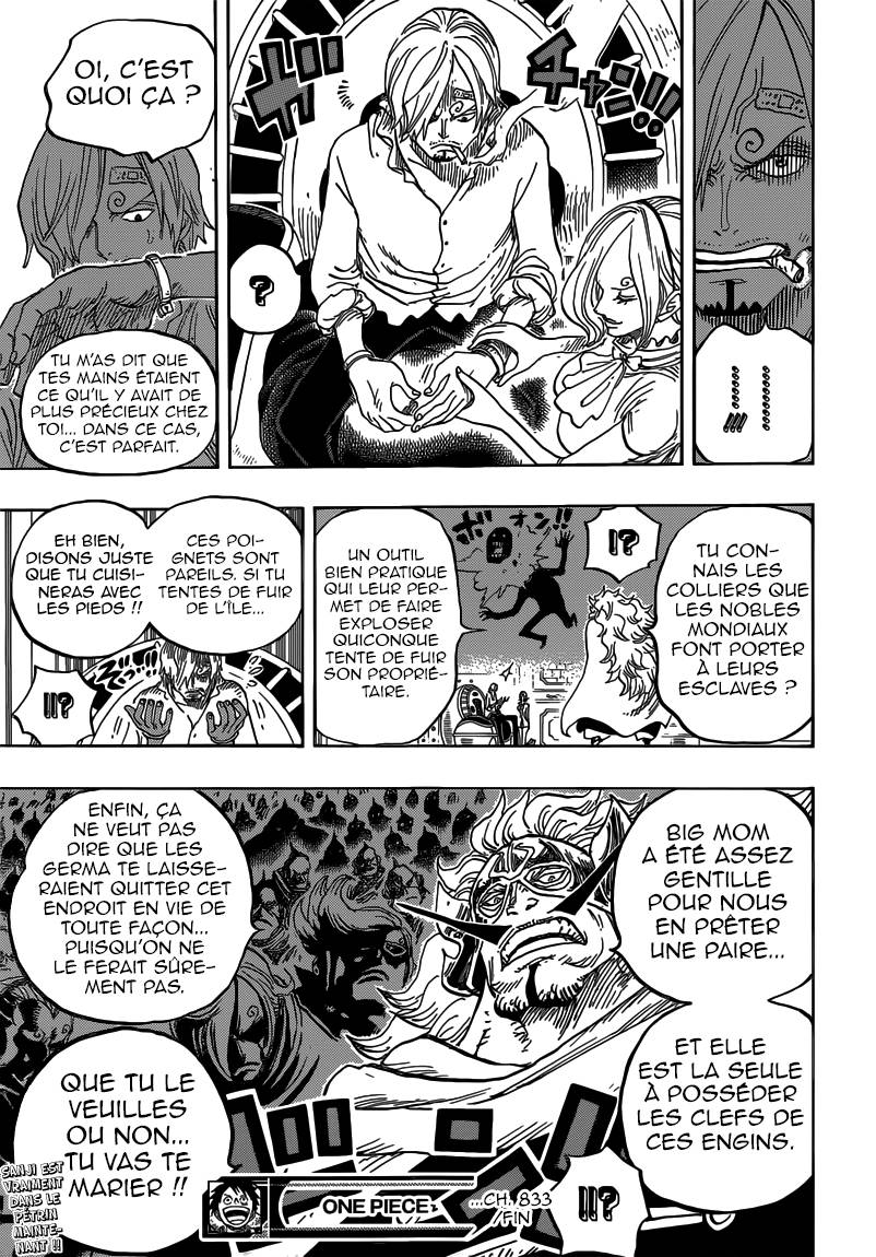 Lecture en ligne One Piece 833 page 23