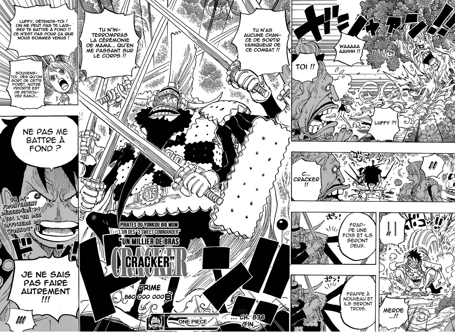 Lecture en ligne One Piece 836 page 15
