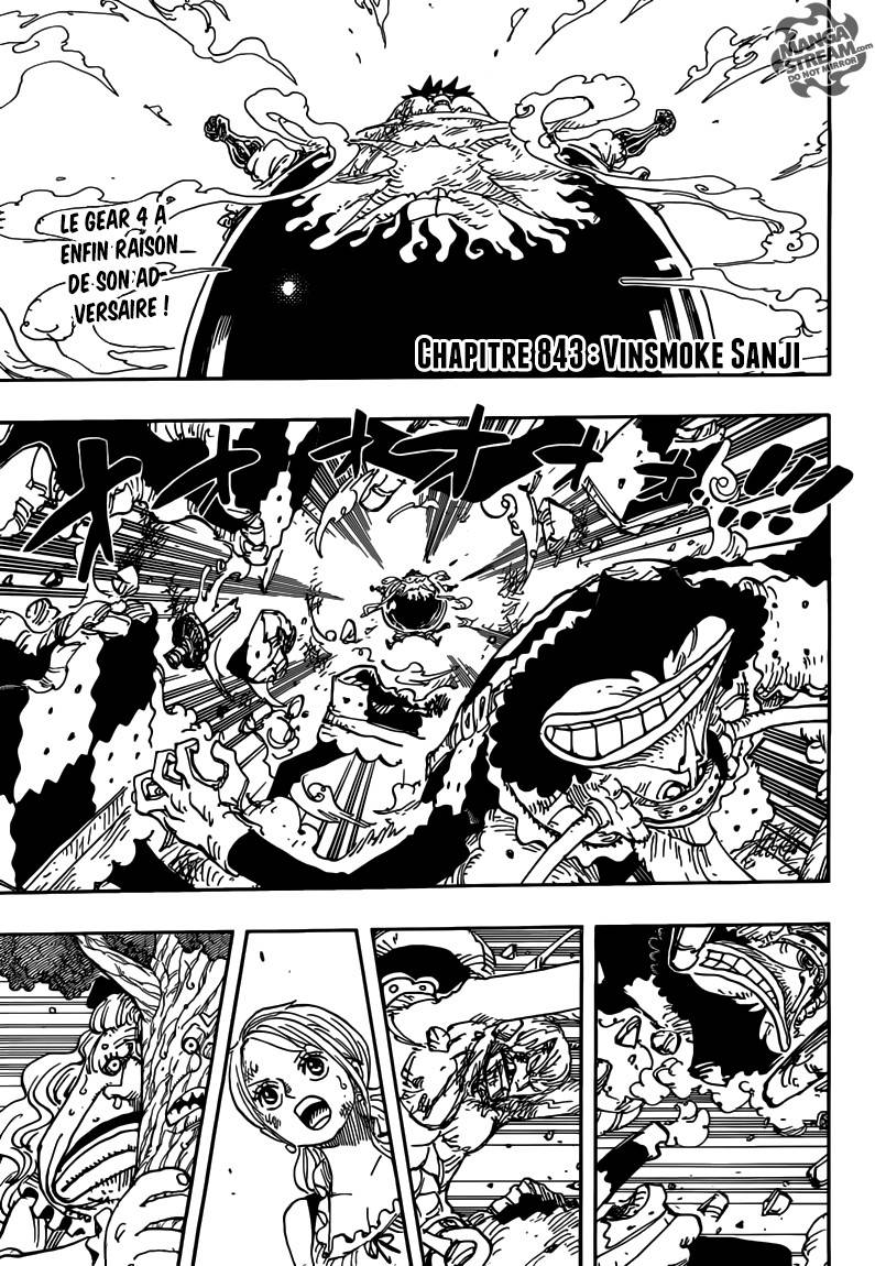 Lecture en ligne One Piece 843 page 2